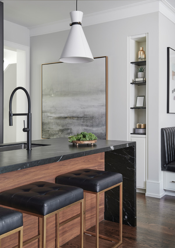 Kitchen Island Design by Jessica Cinnamon Design | Photography by Stephani Buchman